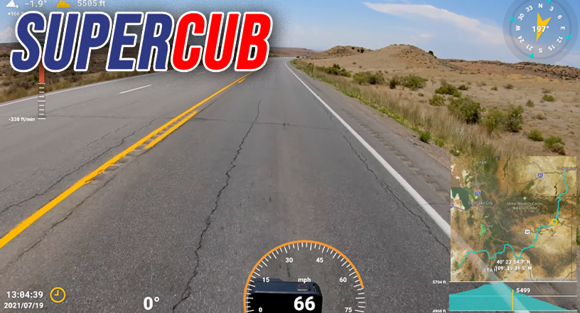 2021 Scooter Cannonball Super Cub Rider POV Coverage...