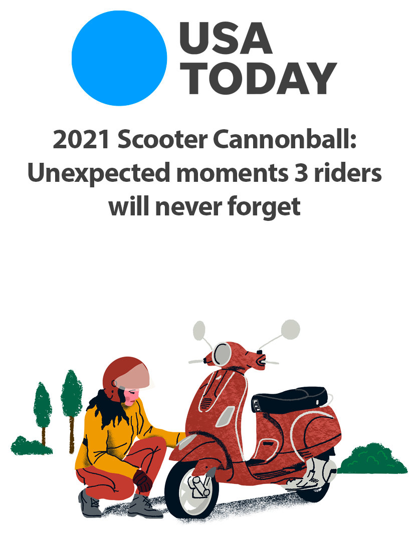 2021 Scooter Cannonball: Unexpected moments 3 riders will never forget
